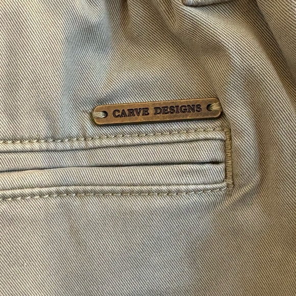 Carve Designs NWOT Journey Twill Shorts in Olive Size 2 - Picture 6 of 8